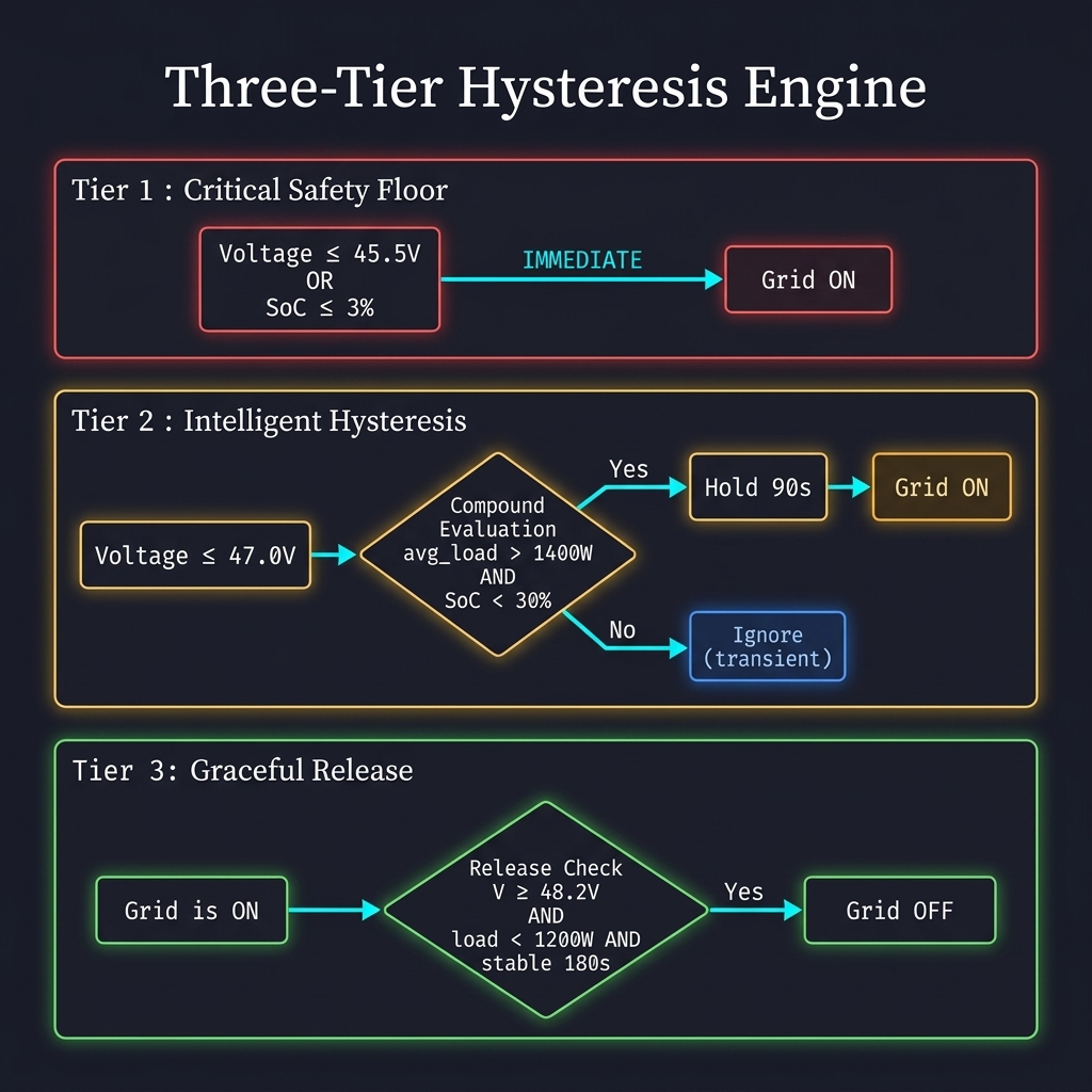 Three-Tier Hysteresis Architecture
