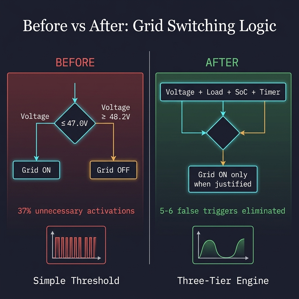 Before vs After: Simple Threshold vs Three-Tier Engine